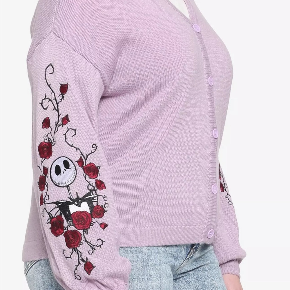 Her Universe The Nightmare Before Christmas Jack & Sally Skimmer Girls cardigan - Picture 3 of 8